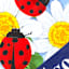 Welcome Ladybug Garden Flag, 18"