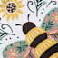 Bee Our Guest Garden Flag, 18"