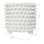 Found & Fable Indoor Studded White Planter, Medium