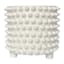 Found & Fable Indoor Studded White Planter, Small