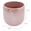 Oh Joy! Indoor Mila Pink Ribbed Iridescent Planter, 6"