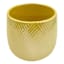 Oh Joy! Indoor Mila Yellow Ribbed Iridescent Planter, 6"