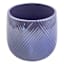 Oh Joy! Indoor Mila Purple Iridescent Ribbed Planter, 6"