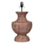 Brown Resin Urn Medium Table Lamp, 18.5"