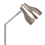 Silver Metal Desk Lamp With Wireless Charging 20In