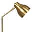 Gold Metal Desk Lamp With Wireless Charging 20In