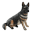 German Sheperd Outdoor Garden Statue, 16"