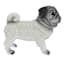 Pug Outdoor Garden Statue, 12"