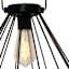 Black Metal Outdoor Solar Lantern, 12"