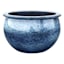 Blue Reactive Glaze Outdoor Planter, Medium