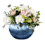 Blue Reactive Glaze Outdoor Planter, Medium