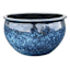 Blue Reactive Glaze Outdoor Planter, Small