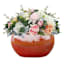 Red Reactive Glaze Outdoor Planter, Large