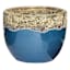 Blue Kalia Ceramic Outdoor Planter, Small