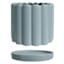 Indoor Blue Scallop Planter, 5"