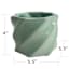 Indoor Swirl Green Planter, 4"