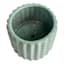 Indoor Green Ribbed Planter, 4"