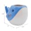 Indoor Mini Whale Planter, 3"