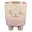 Indoor Mini Pink Cat Planter, 4"