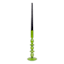 Green Bubble Glass Taper Candle Holder, 10"