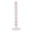 Clear Bubble Glass Taper Candle Holder, 11"