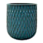Blue Sasha Ceramic Outdoor Planter, Medium