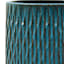 Blue Sasha Ceramic Outdoor Planter, Medium
