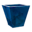Zurique Blue Marbled Outdoor Planter, Small