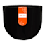 Black Spello Ondulato Planter, 6"