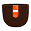 Spello Rischio Brown Outdoor Planter, Medium