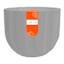 Cement Spello Ondulato Planter, 6"