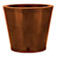 Genebra Coffee Brown Marble Effect Outdoor Planter, Small