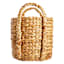 Braided Arrow Weave Round Storage Basket, Small