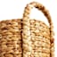 Braided Arrow Weave Round Storage Basket, Small