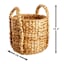 Braided Arrow Weave Round Storage Basket, Small