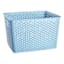 Blue Y-Weave Storage Basket, Large