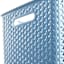 Blue Y-Weave Storage Basket, Large