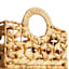 Providence Melia Flower Weave Storage Basket with Handles, Medium