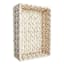Chunky White Under Bed Fabric Storage Basket, Large