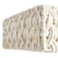 Chunky White Under Bed Fabric Storage Basket, Large