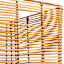 Found & Fable Brown Natural Square Rattan Storage Basket, Small