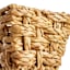 Tapered Rectangle Braided Paper Rope Storage Basket