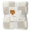 Honeybloom Light Grey Checkered Cozy Knit Bed Blanket, Twin/Twin XL