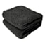 Honeybloom Dark Grey Cozy Knit Bed Blanket, Full/Queen