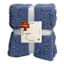 Honeybloom Blue Cozy Knit Bed Blanket, Full/Queen