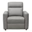 Bowen Faux Leather Recliner, Grey