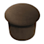 Mushroom Storage Ottoman, Brown