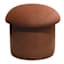 Mushroom Storage Ottoman, Rust