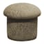 Mushroom Storage Ottoman, Moss Green