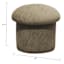 Mushroom Storage Ottoman, Moss Green